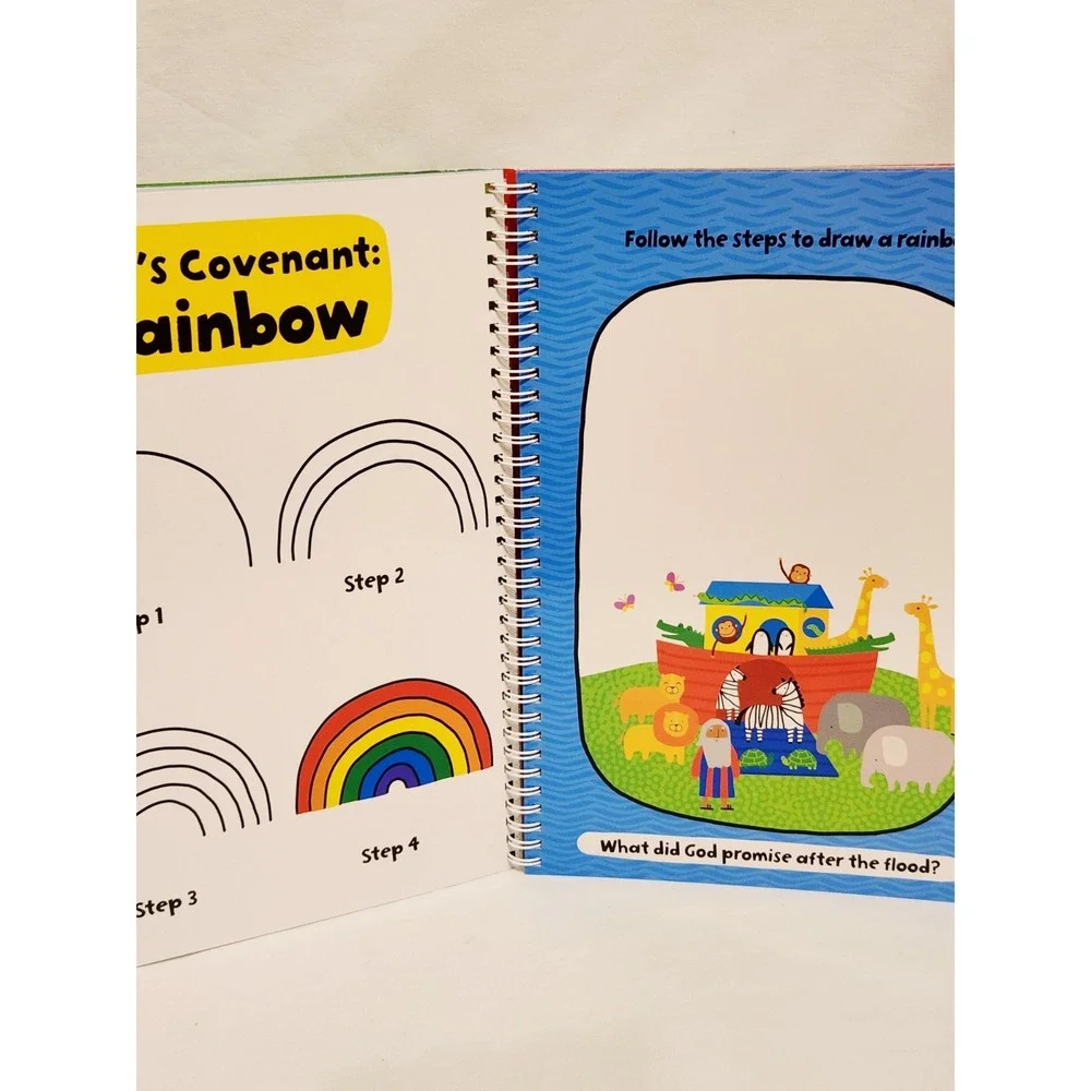 My First Learn to Draw Bible Stories Dry Erase Activity Book Reusable Book